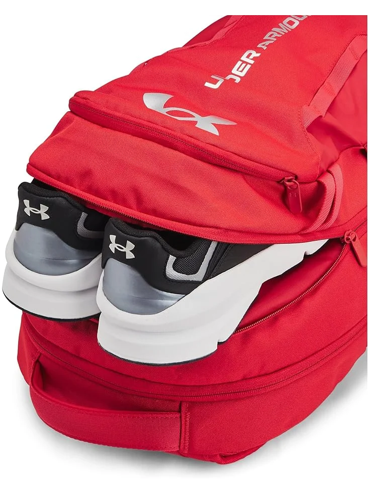 Рюкзак унисекс Under Armour Hustle 6.0 полиэстер — изображение 5 из 5, красный