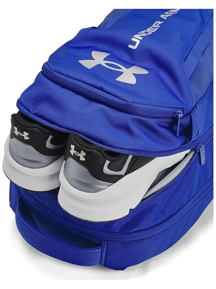 Рюкзак унисекс Under Armour Hustle 6.0 полиэстер — изображение 4 из 5, серебристый