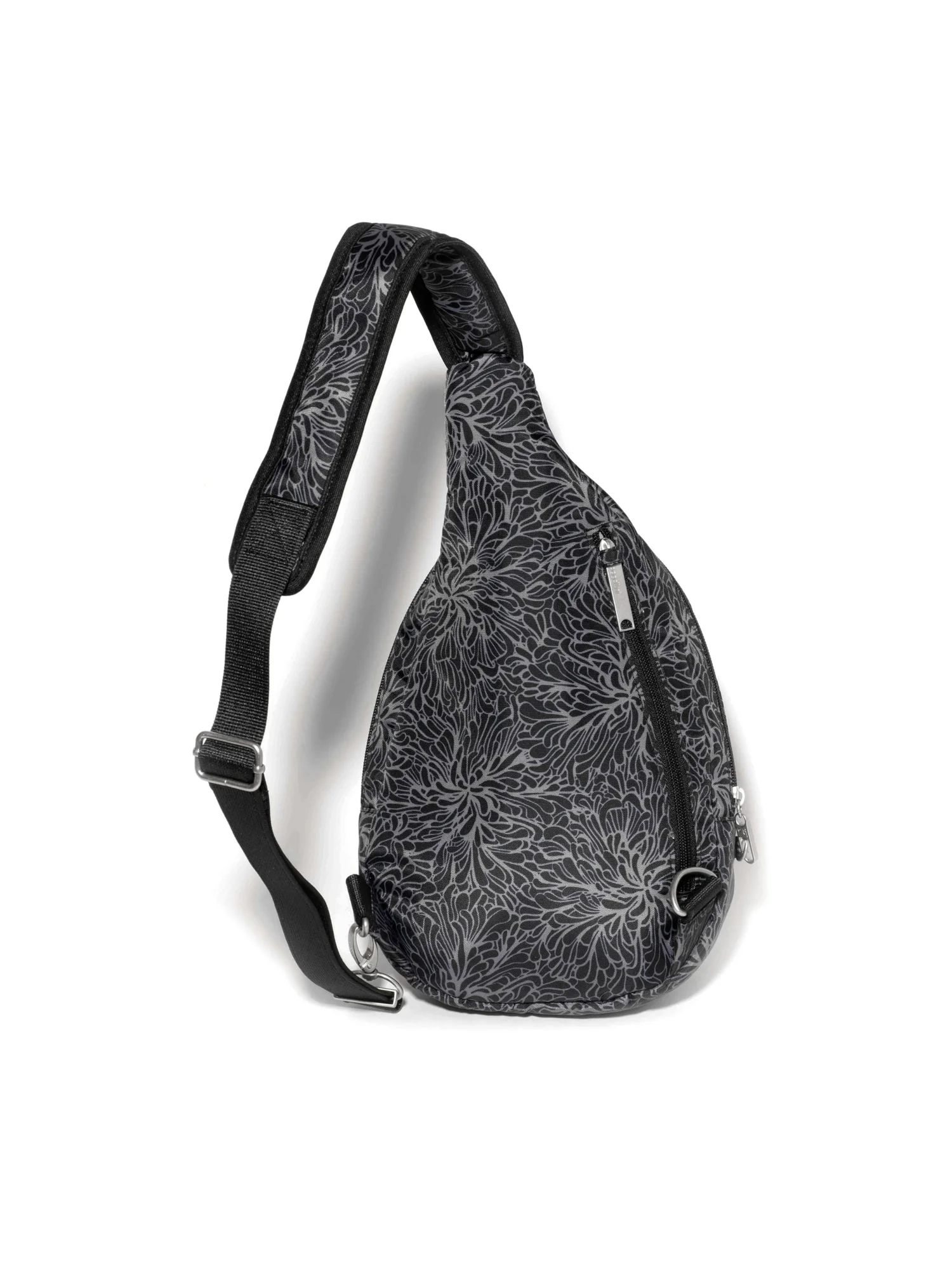 Рюкзак Baggallini Securtex Anti-Theft Triple Zip Sling — изображение 2 из 5, полуночный цветок
