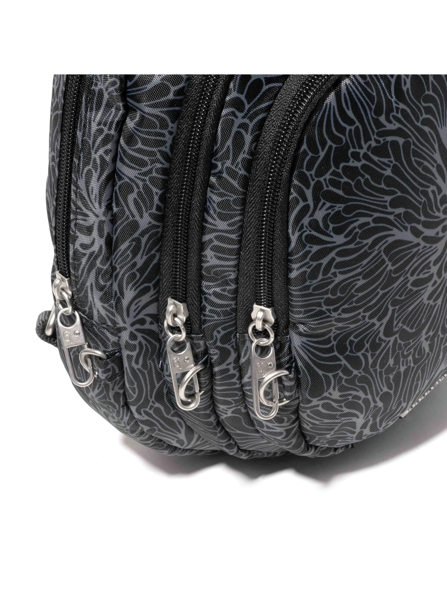Рюкзак Baggallini Securtex Anti-Theft Triple Zip Sling — изображение 5 из 5, полуночный цветок