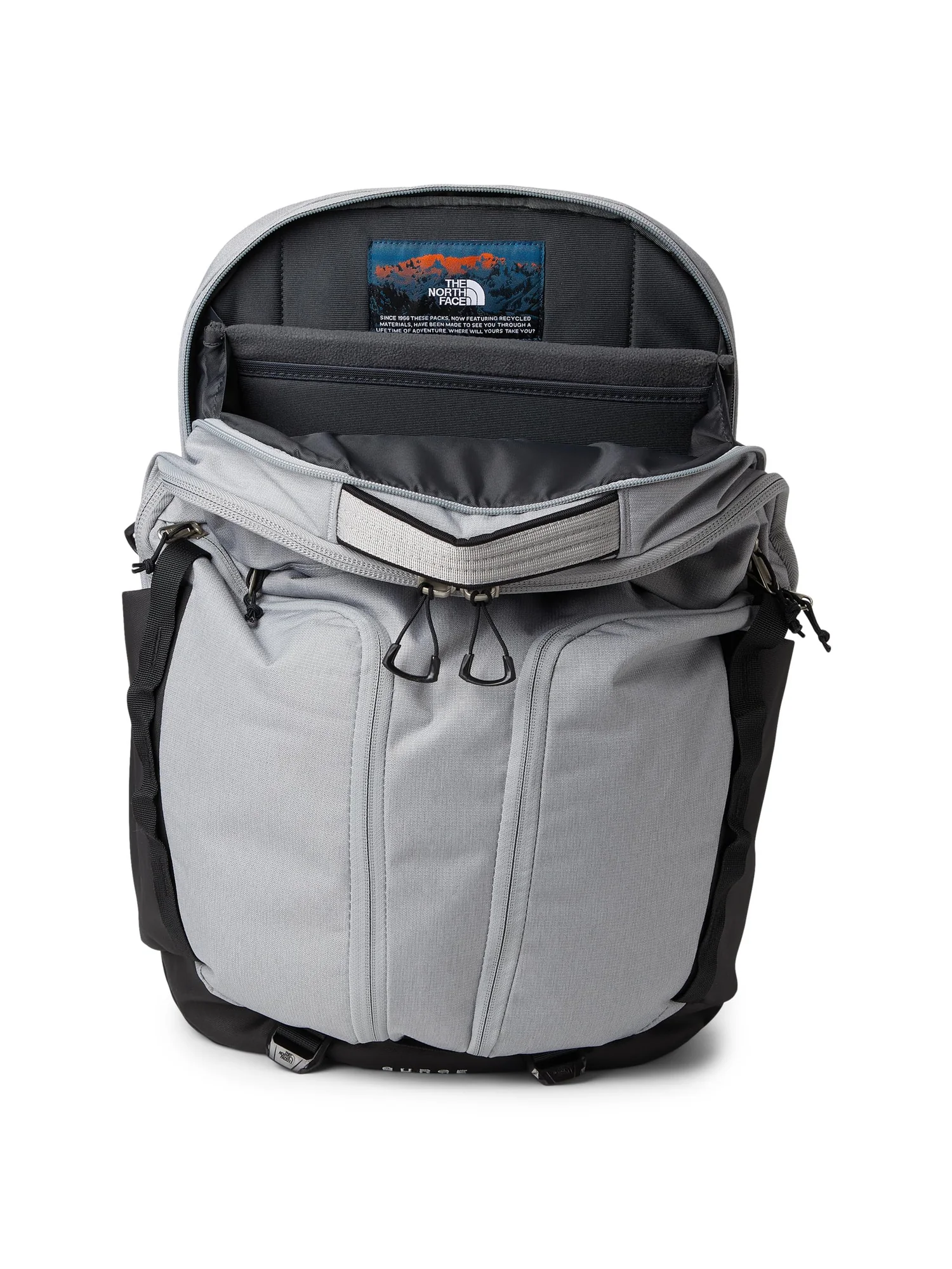 Рюкзак унисекс The North Face Surge — изображение 3 из 4, серый