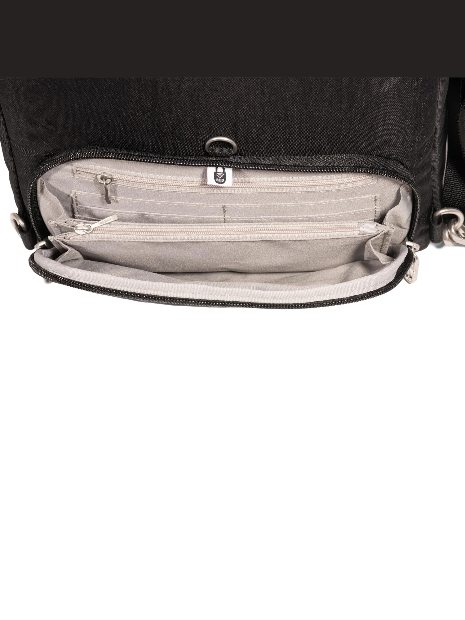 Рюкзак Baggallini Coastal Flip Lock Day Pack — изображение 6 из 6, черный