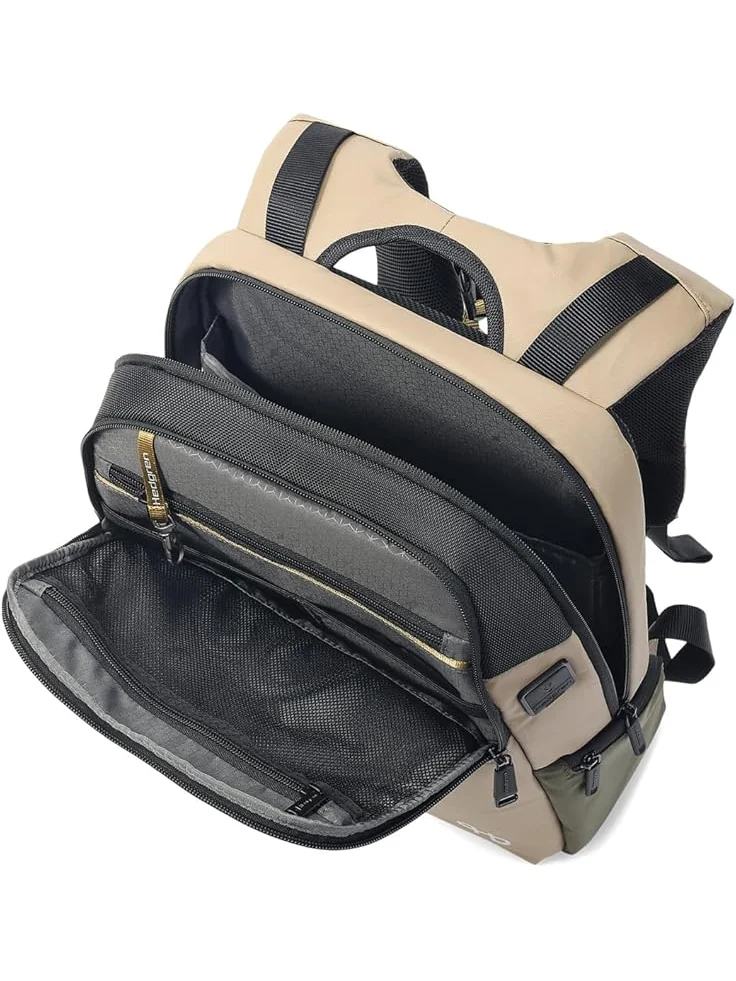 Рюкзак Hedgren Tram Laptop Backpack — изображение 3 из 5, винтажный бежевый