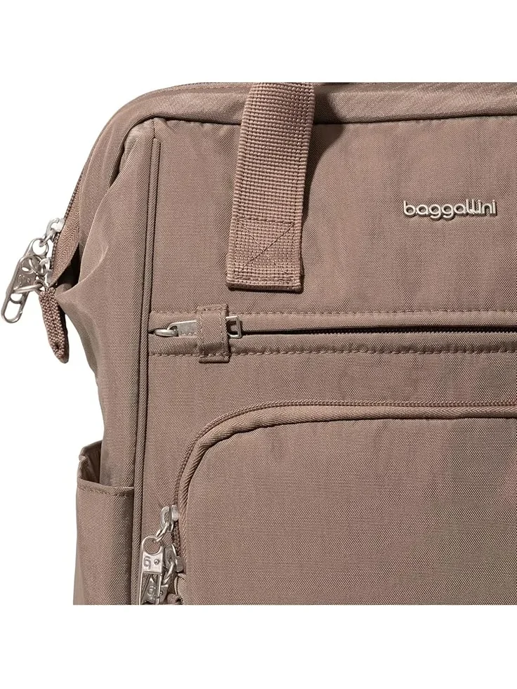 Женский рюкзак Securtex Windsor с защитой от кражи Baggallini — изображение 6 из 6, коричневый