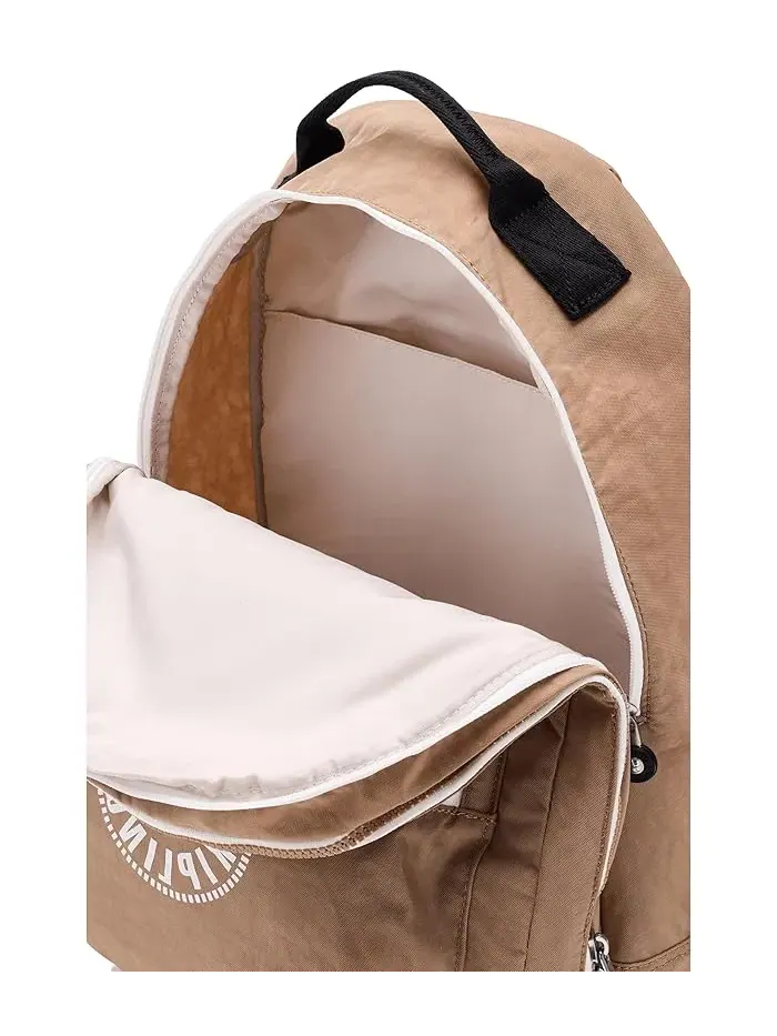 Рюкзак женский Kipling Curtis Extra нейлон — изображение 5 из 5, бежевый
