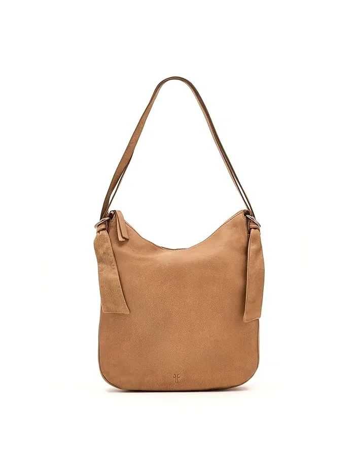 Рюкзак кожаный Nora Backpack Hobo Frye — изображение 1 из 5, бежевый