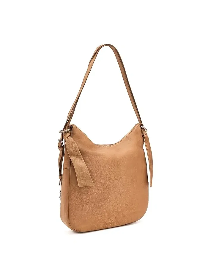 Рюкзак кожаный Nora Backpack Hobo Frye — изображение 2 из 5, бежевый