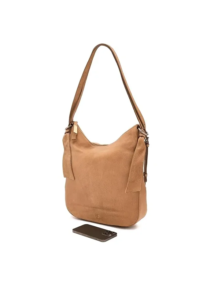 Рюкзак кожаный Nora Backpack Hobo Frye — изображение 3 из 5, бежевый