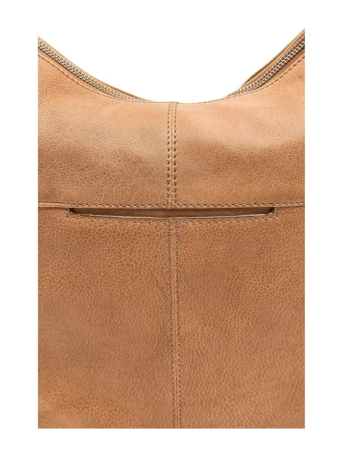Рюкзак кожаный Nora Backpack Hobo Frye — изображение 4 из 5, бежевый