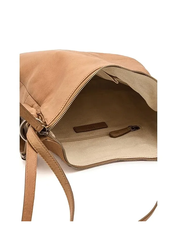 Рюкзак кожаный Nora Backpack Hobo Frye — изображение 5 из 5, бежевый