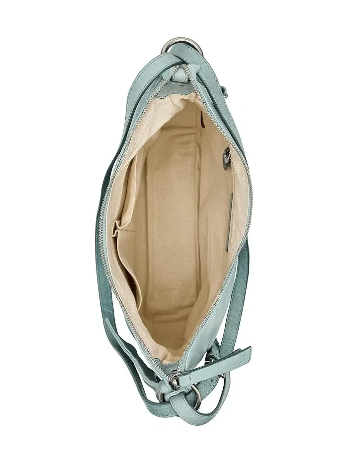 Рюкзак кожаный Nora Backpack Hobo Frye — изображение 5 из 5, голубой