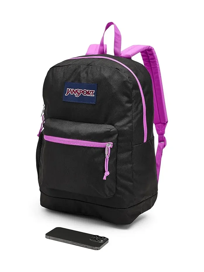 Рюкзак женский JanSport Cross Town Plus полиэстер — изображение 3 из 5, черный