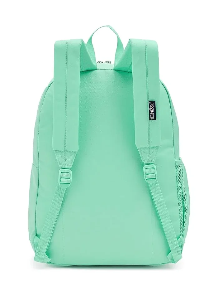 Рюкзак женский JanSport Cross Town Plus полиэстер — изображение 2 из 5, зеленый