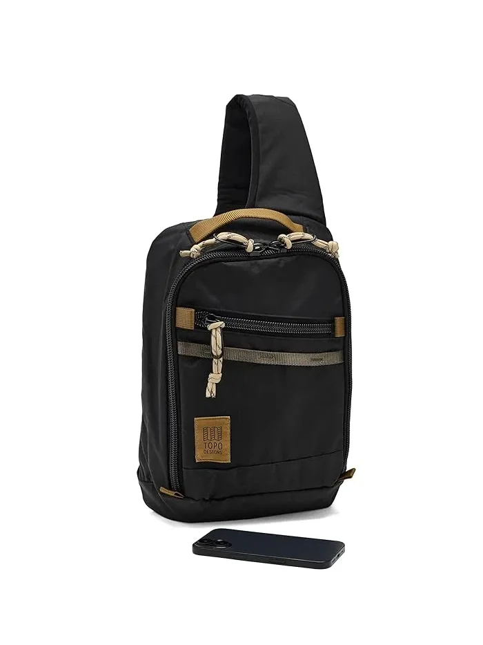 Рюкзак поясной Mountain Sling Bag Topo Designs — изображение 3 из 5, черный
