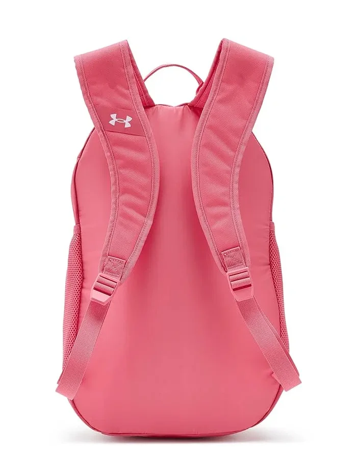 Рюкзак женский Under Armour Hustle 6.0 полиэстер — изображение 2 из 5, розовый