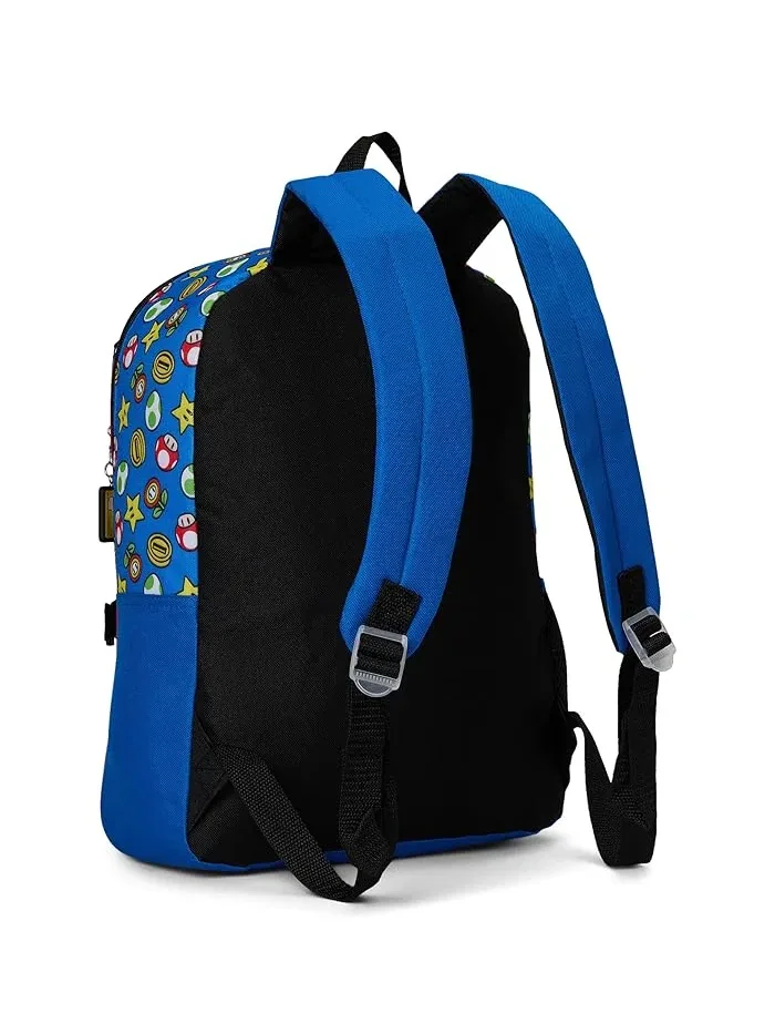 Рюкзак Super Mario Bros Power-Ups 5-Piece Backpack Set BIOWORLD Kids — изображение 2 из 5, красный