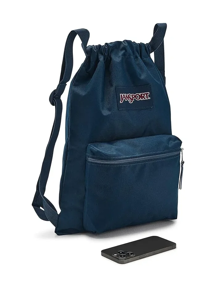Рюкзак женский JanSport Draw Sack Navy полиэстер — изображение 3 из 5, мультиколор