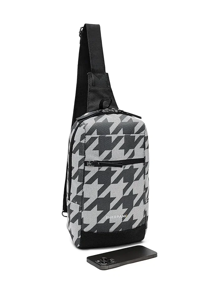 Рюкзак-слинг антикражный Metro Sherpani, Houndstooth — изображение 3 из 5, гондообразный узор