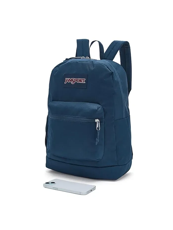 Рюкзак женский JanSport Cross Town Plus полиэстер — изображение 3 из 5, синий