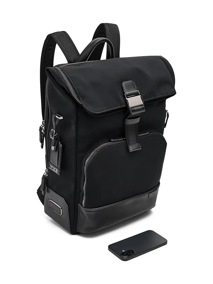 Рюкзак женский TUMI Roll Top Osborn нейлон — изображение 3 из 5, черный