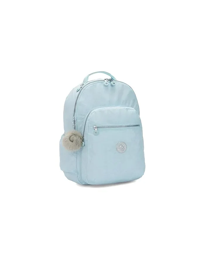 Рюкзак женский Kipling Seoul нейлон — синий