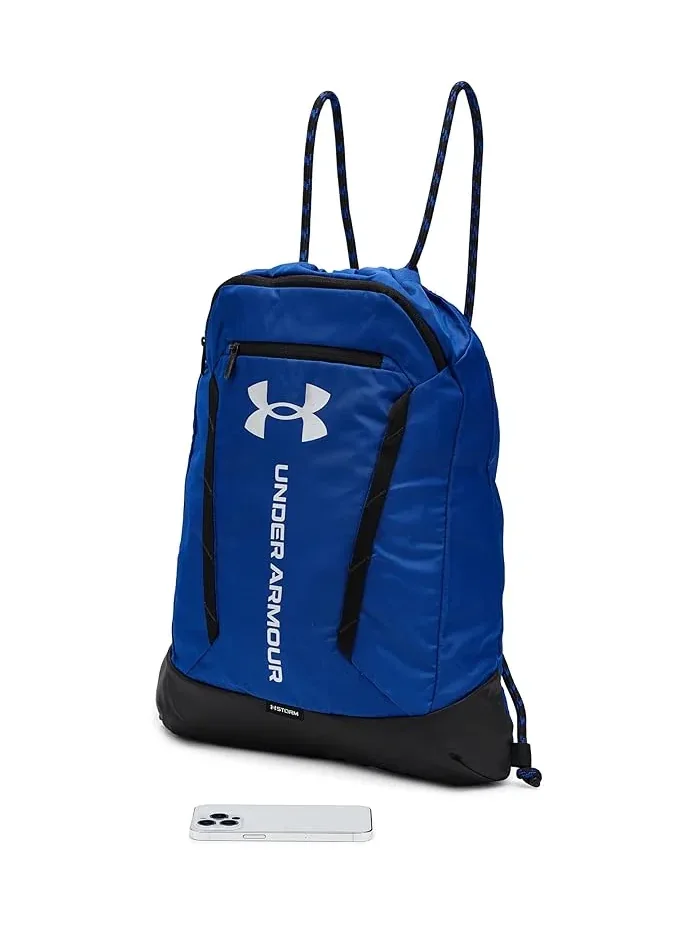 Рюкзак женский Under Armour Hustle Sackpack искусственная кожа — изображение 3 из 5, черный