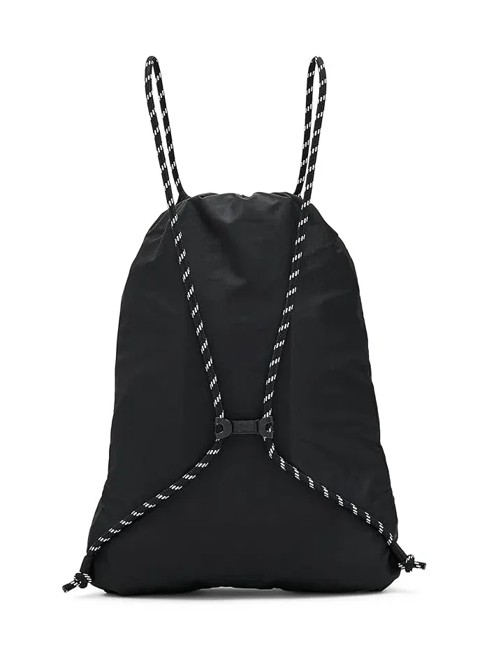 Рюкзак женский Under Armour Hustle Sackpack искусственная кожа — изображение 2 из 5, черный