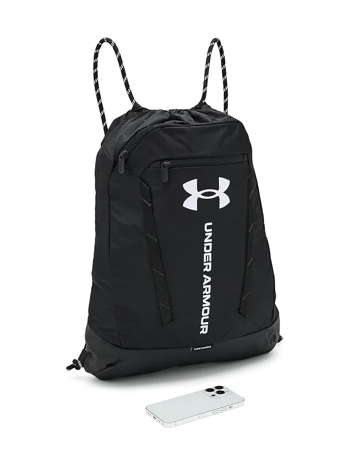 Рюкзак женский Under Armour Hustle Sackpack искусственная кожа — изображение 3 из 5, черный