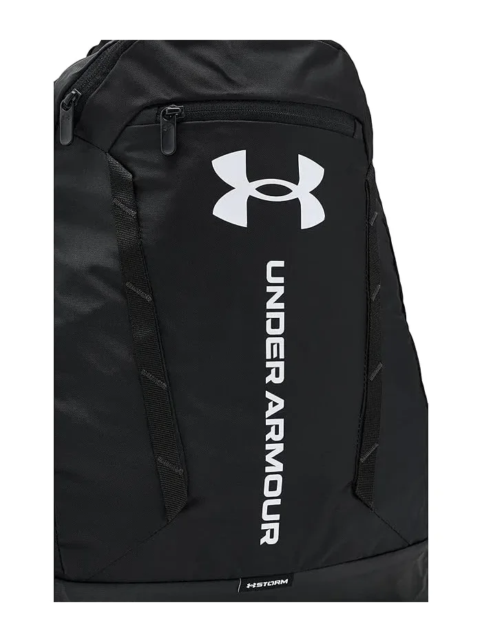 Рюкзак женский Under Armour Hustle Sackpack искусственная кожа — изображение 4 из 5, черный