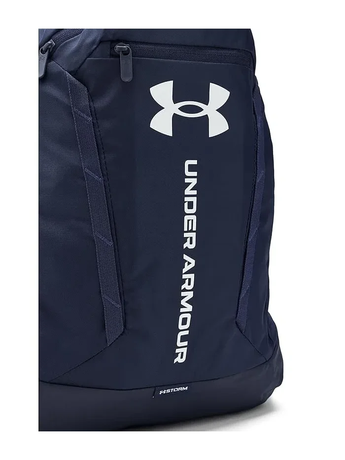 Рюкзак женский Under Armour Hustle Sackpack искусственная кожа — изображение 4 из 5, серебристый