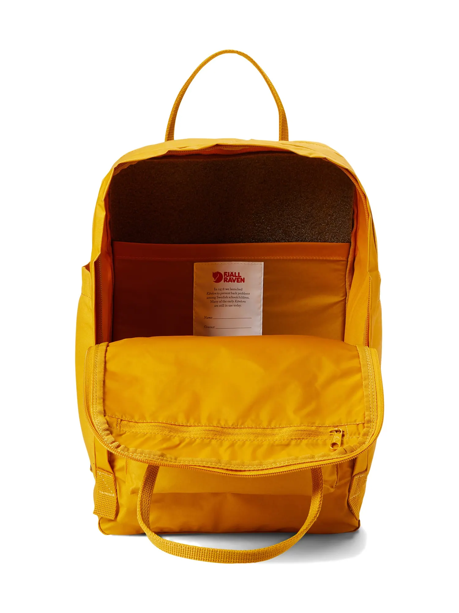 Рюкзак унисекс Fjallraven Fjällräven Kånken 15 нейлон — изображение 3 из 4, охристый