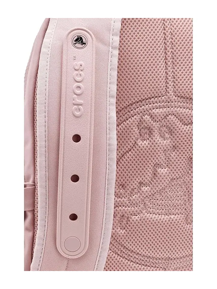 Рюкзак женский Crocs полиэстер — изображение 4 из 5, розовый