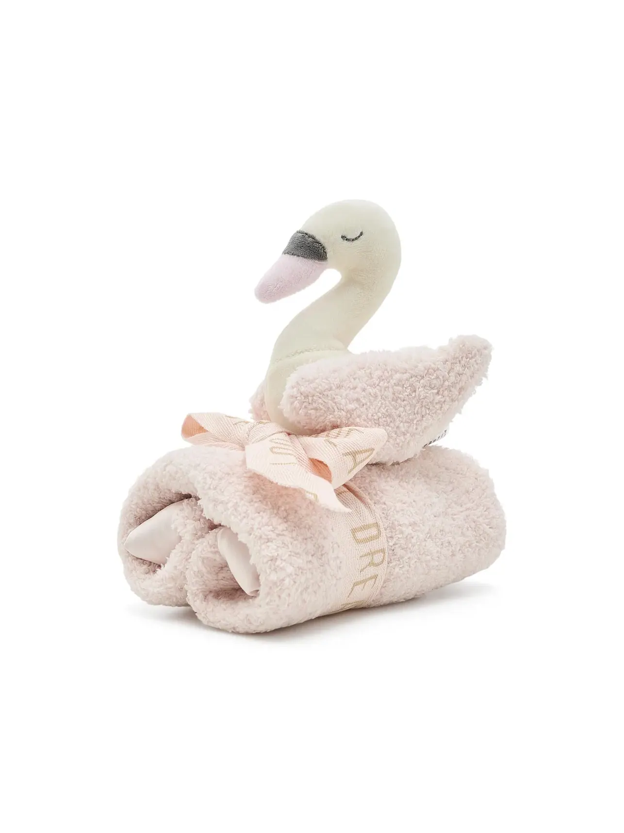 Игрушка-лебедь Cozychic Baby Swan Lovey (для малышей) Barefoot Dreams Kids — изображение 1 из 3, мульти