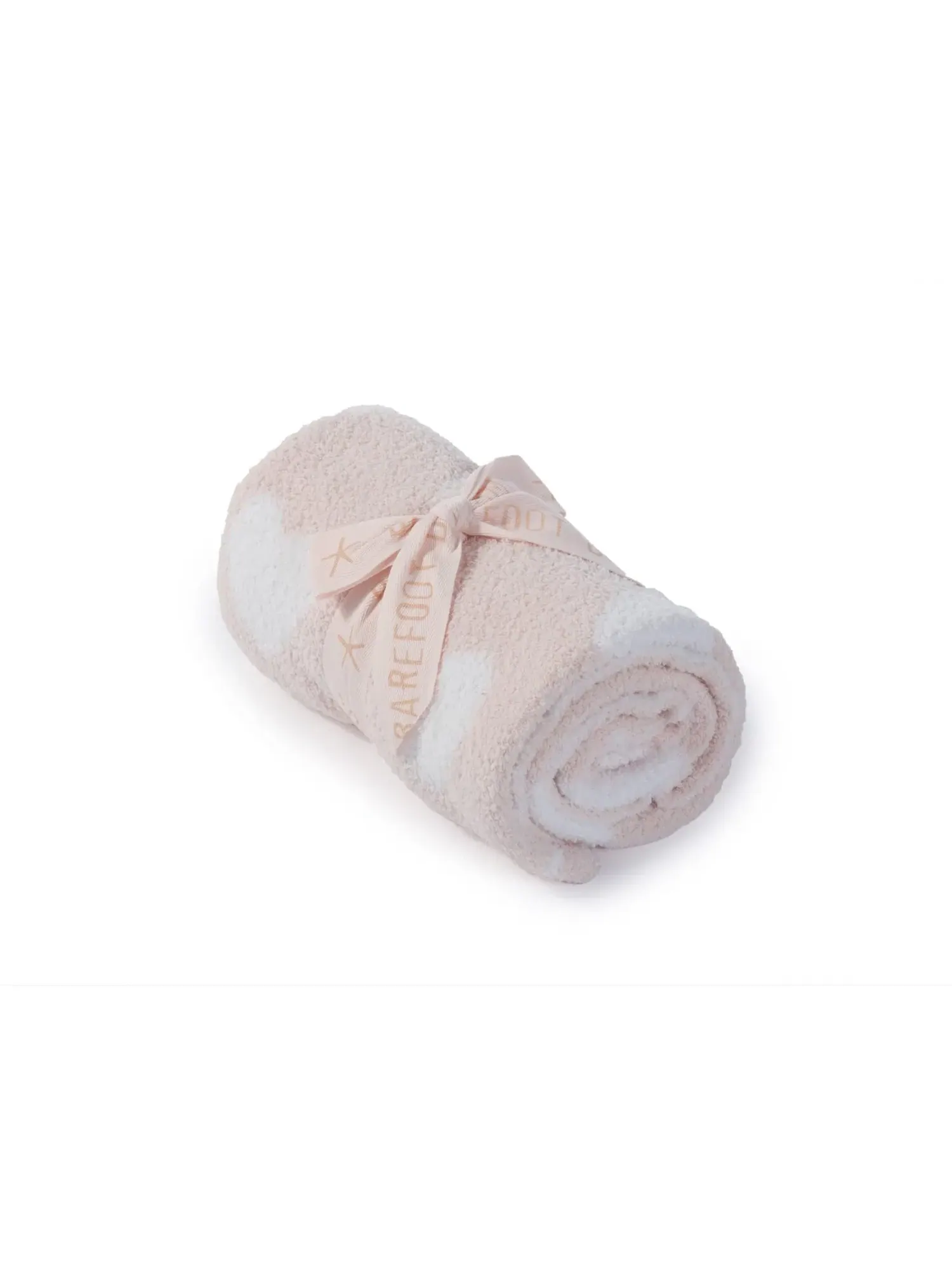 Пеленка CozyChic Dream (для младенцев) Barefoot Dreams Kids — изображение 2 из 2, розовый/белый