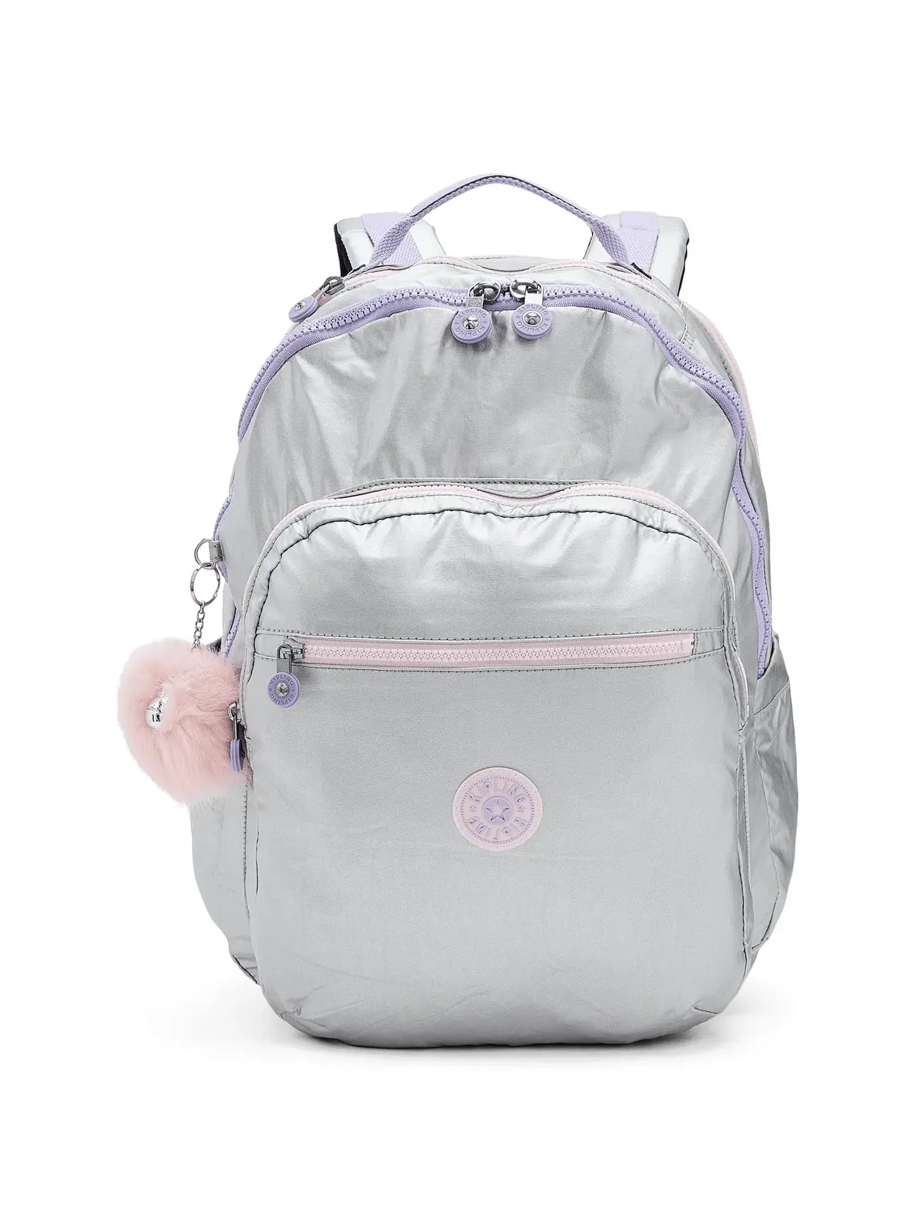 Рюкзак Seoul Extra Large Kipling — изображение 1 из 5, серебристый металлик