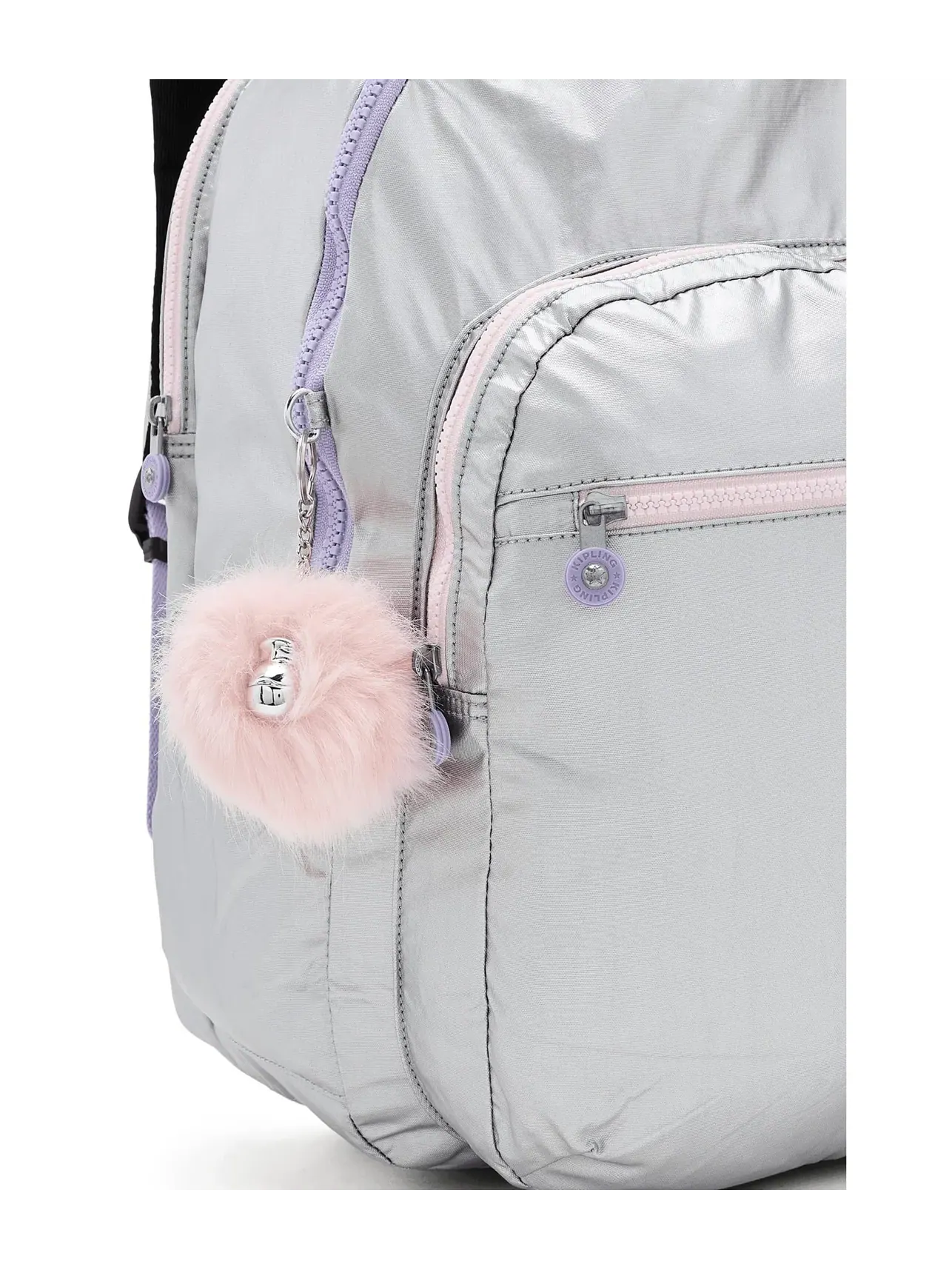 Рюкзак Seoul Extra Large Kipling — изображение 4 из 5, серебристый металлик