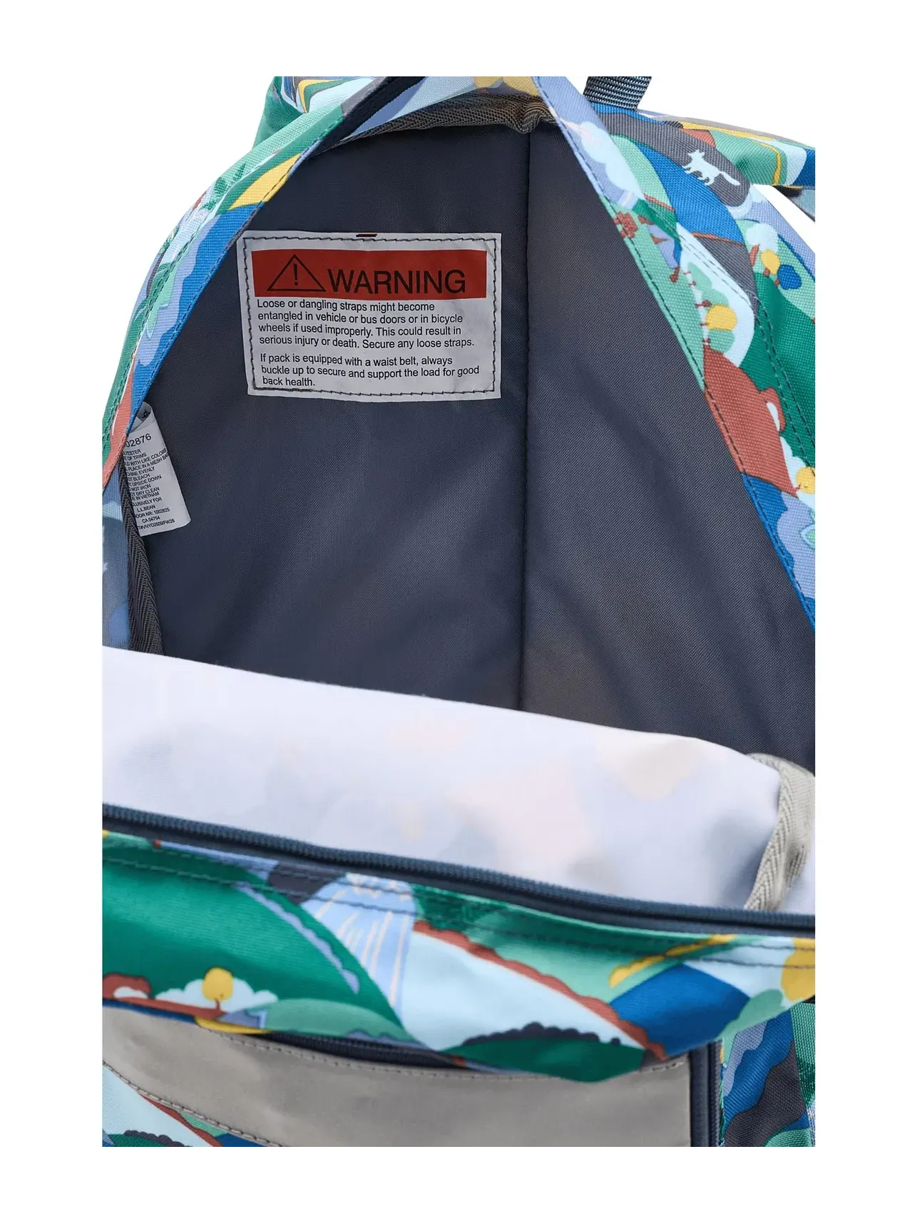 Юношеский рюкзак Junior Original Book Pack, 17L, Print L.L.Bean Kids — изображение 5 из 5, серебристый