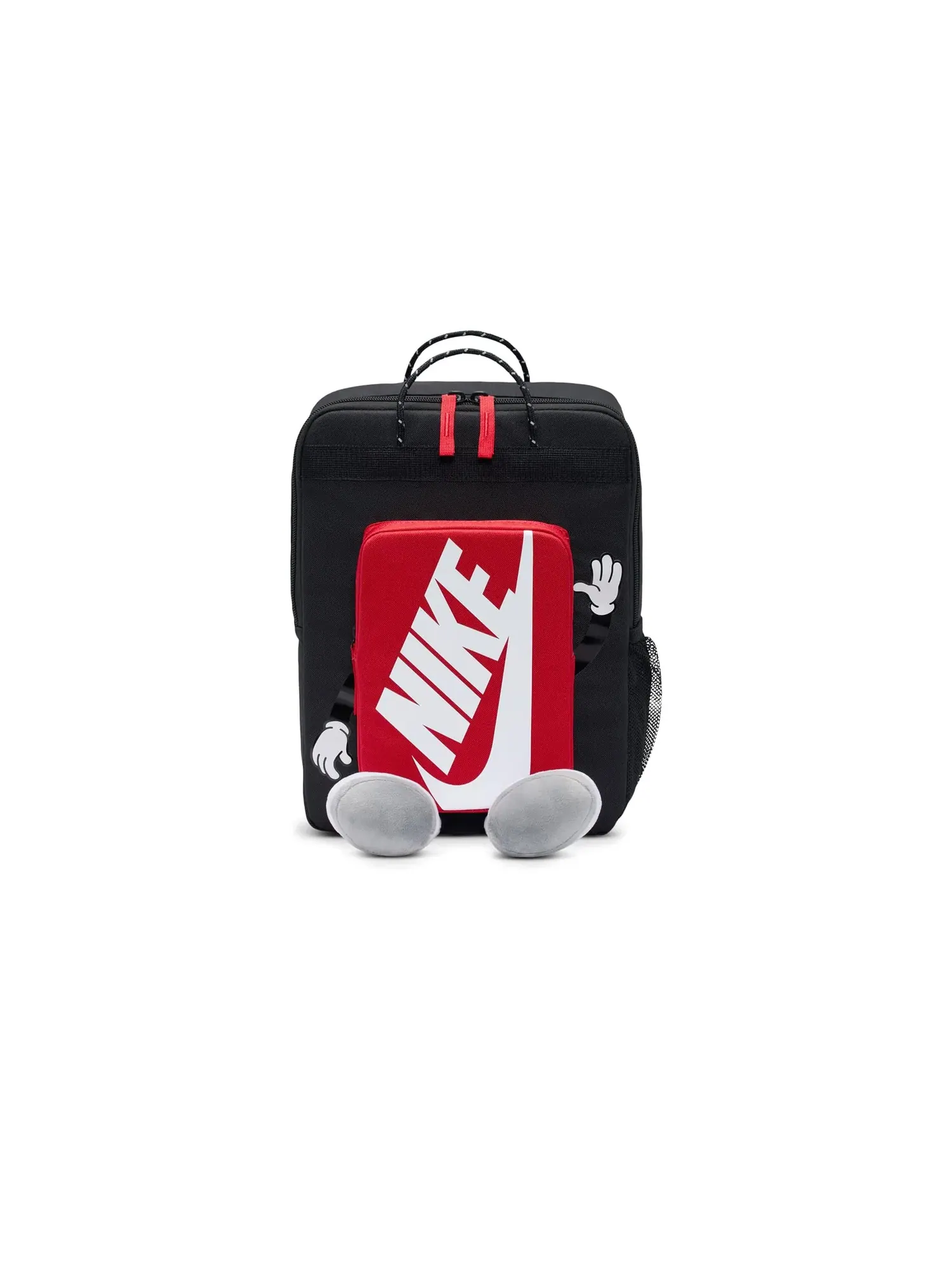 Рюкзак квадратной формы (для маленьких и больших детей) Nike Kids — изображение 1 из 5, черный/красный/белый