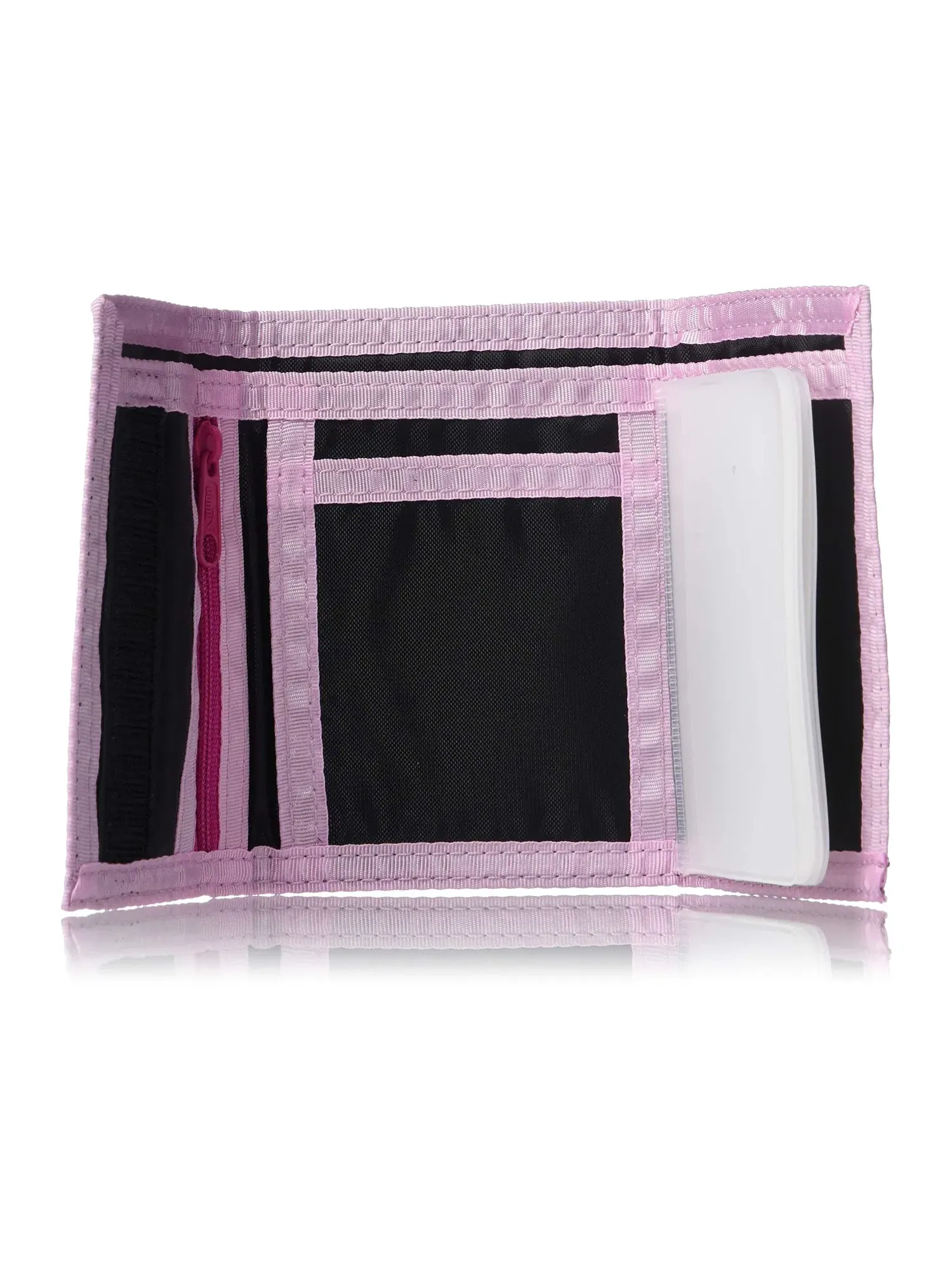 Детский трифолд-кошелек Kids' Rise Trifold Wallet Puma — изображение 4 из 4, черный/розовый