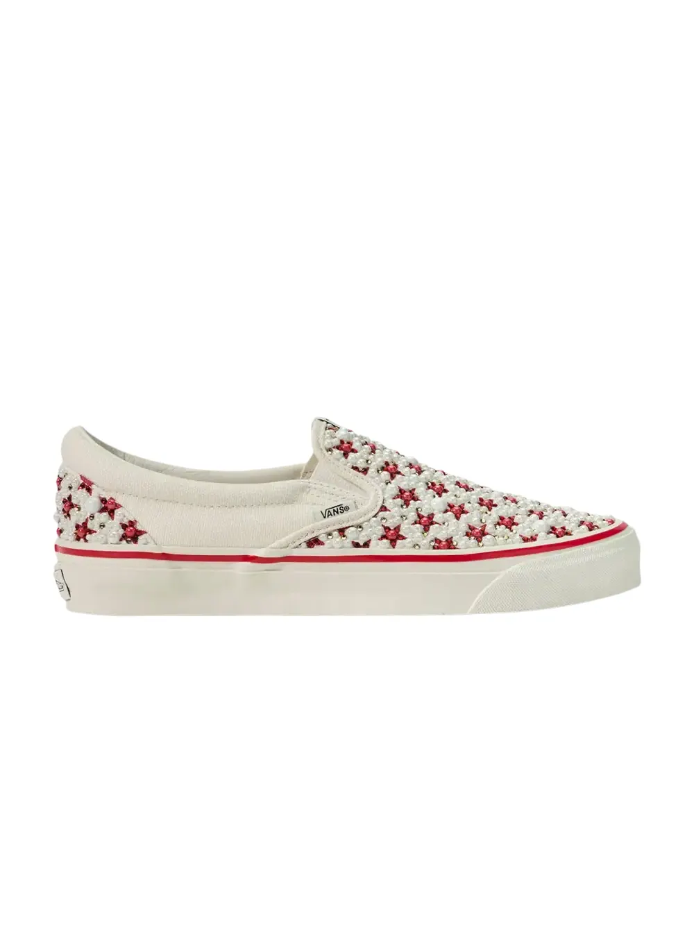 Кроссовки Mattias Gollin x Vans Slip-On — изображение 1 из 1, красный