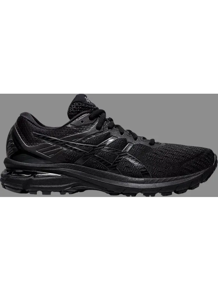 Кроссовки wmns gt 2000 9 wide 'triple black' Asics — изображение 1 из 1, черный