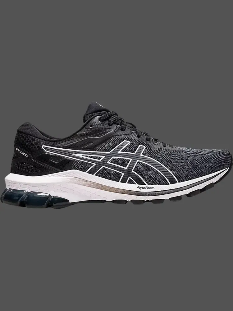 Кроссовки wmns gt 1000 10 wide 'black white' Asics — изображение 1 из 1, черный