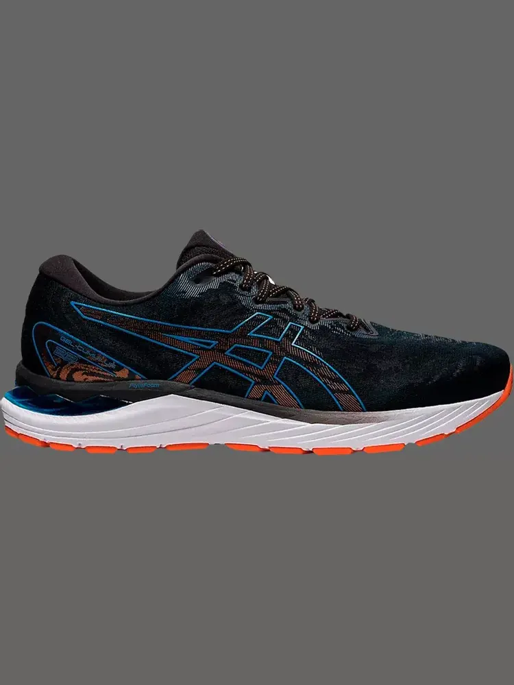 Кроссовки gel cumulus 23 4e wide 'black reborn blue' Asics — изображение 1 из 1, черный
