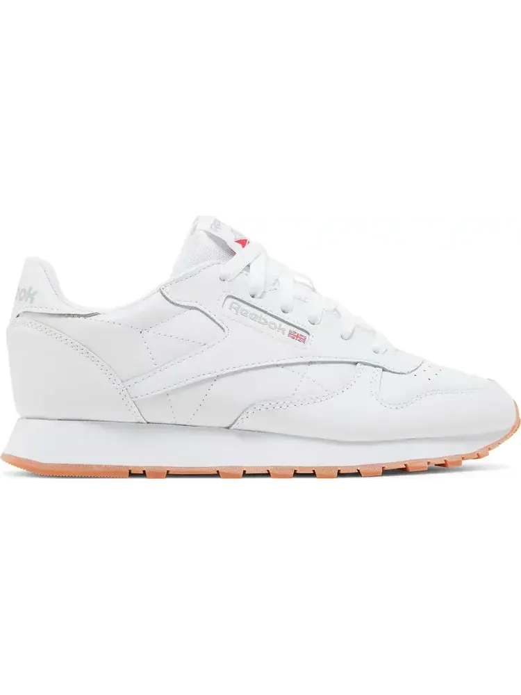 Кроссовки classic leather big kid 'white gum' Reebok — изображение 1 из 8, белый