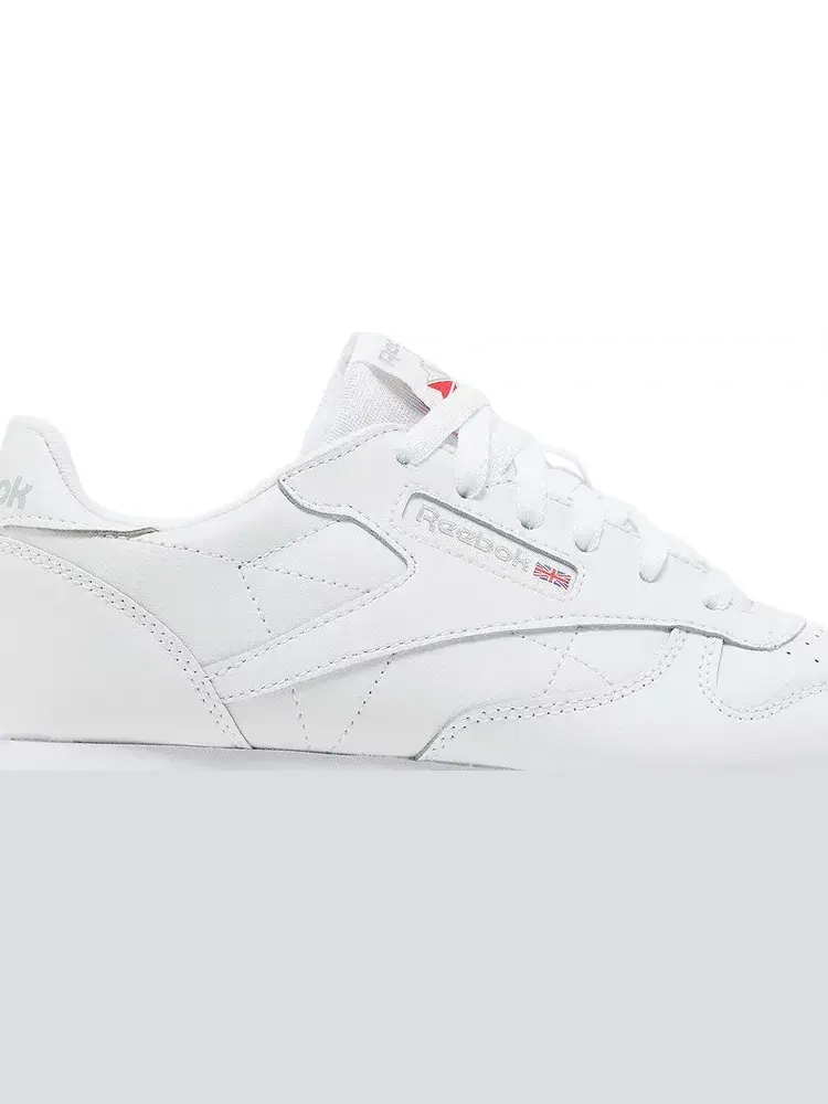 Кроссовки classic leather big kid 'white gum' Reebok — изображение 2 из 8, белый
