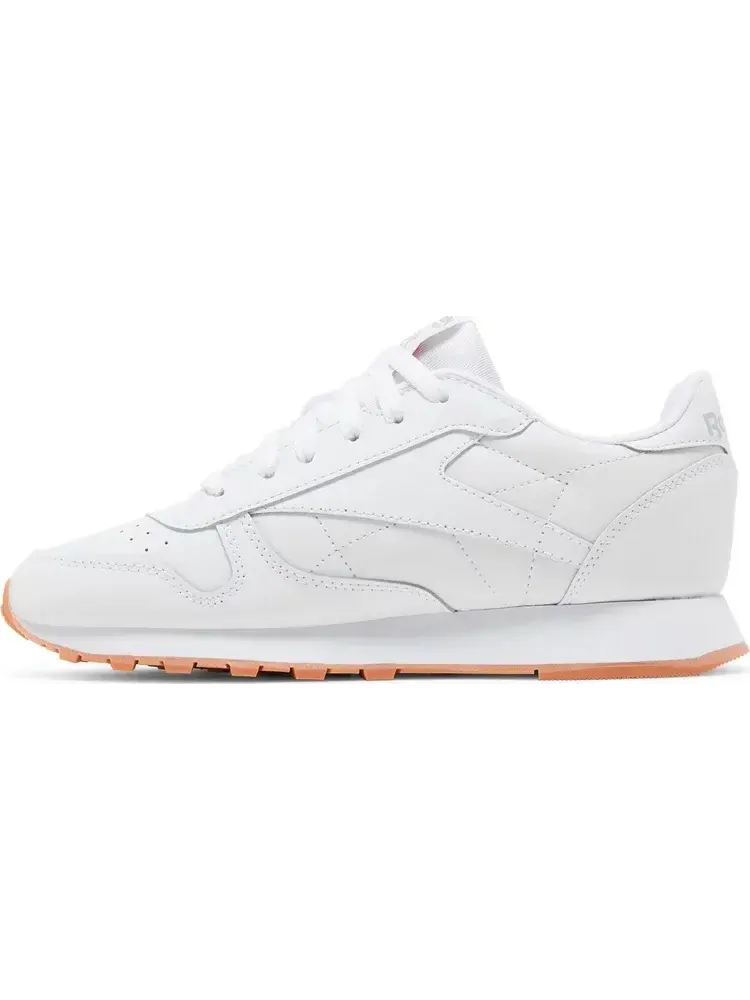 Кроссовки classic leather big kid 'white gum' Reebok — изображение 3 из 8, белый