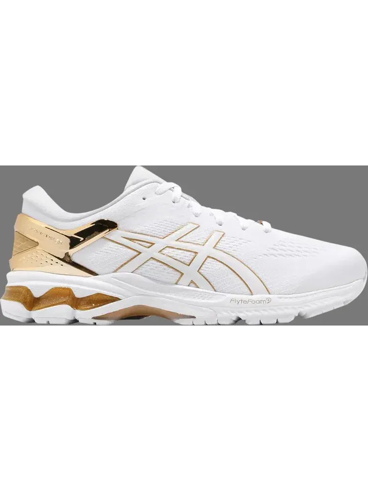 Кроссовки gel kayano 26 platinum 'pure gold' Asics — изображение 1 из 1, белый