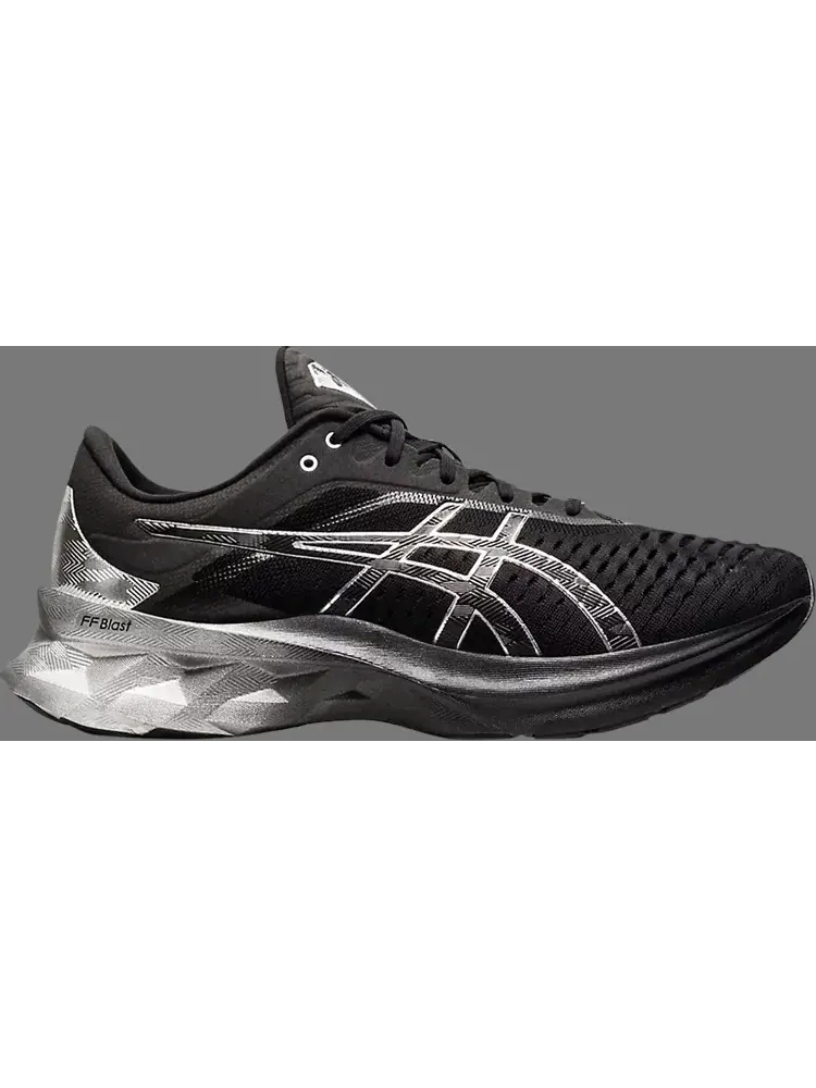 Кроссовки novablast 'black pure silver' Asics — изображение 1 из 1, черный