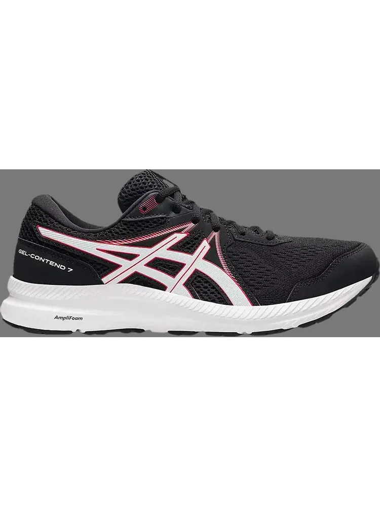 Кроссовки gel contend 7 'black electric red' Asics — изображение 1 из 1, черный