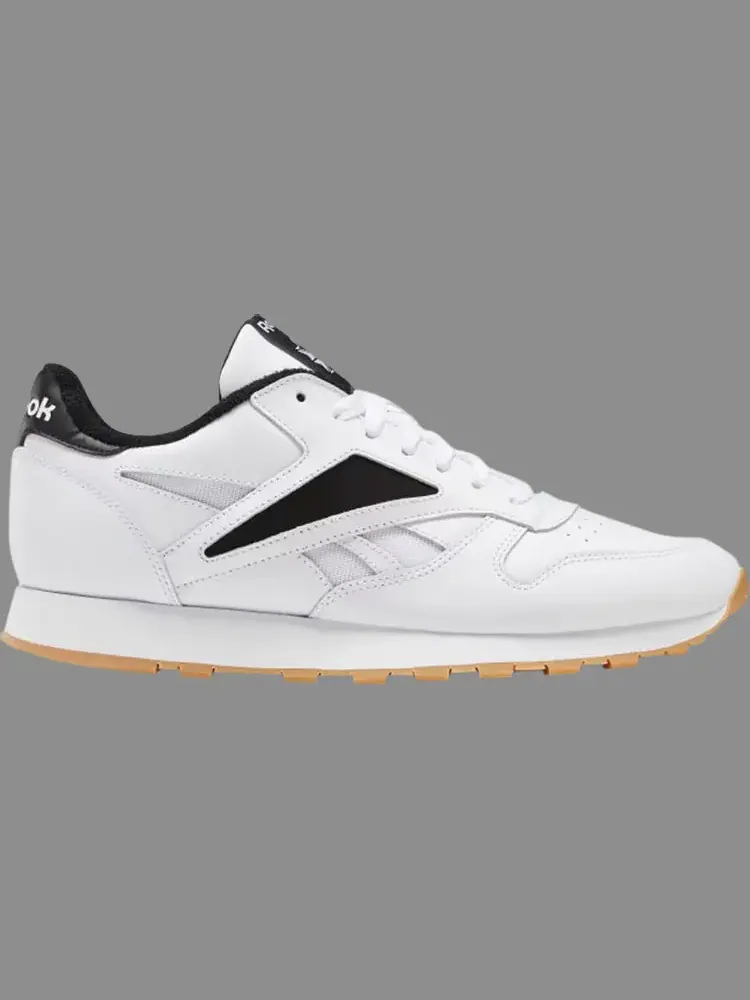 Кроссовки classic leather mark 'white black' Reebok — изображение 1 из 1, белый